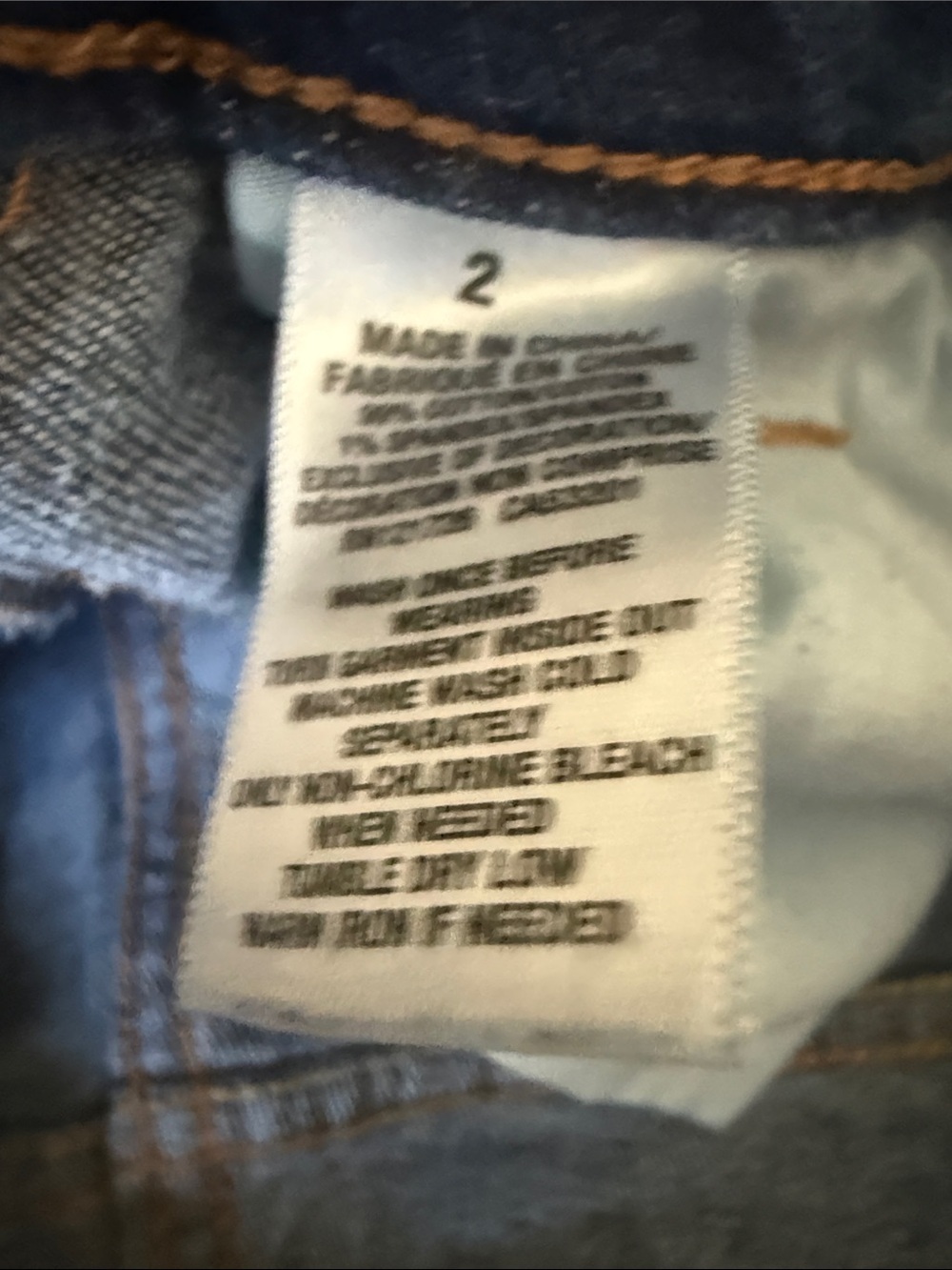 Aeropostale Distressed Dark Blue Denim Bermuda Shorts - Picture 3 of 4